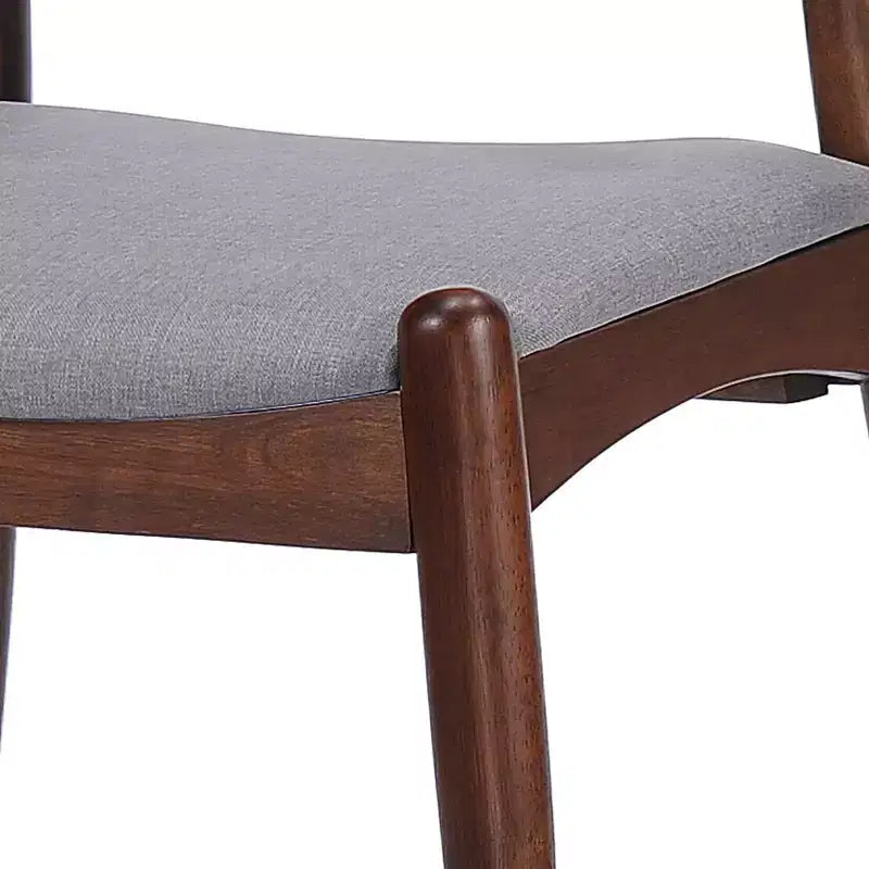 Ensemble de salle à manger 5 pièces en tissu rembourré Christopher Knight Home Francie Mid-Century Modern