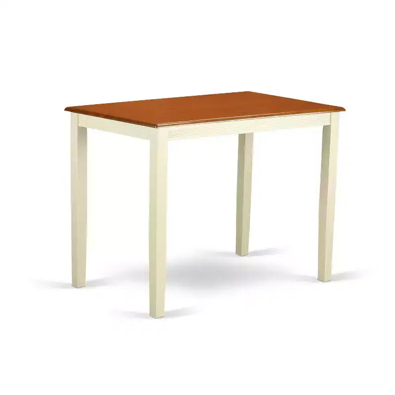 Ensemble de salle à manger à hauteur de comptoir en bois d'hévéa style transitionnel 135