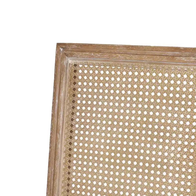 Christopher Knight Home Pampas Ensemble de salle à manger extensible 7 pièces en tissu et rotin style rustique français