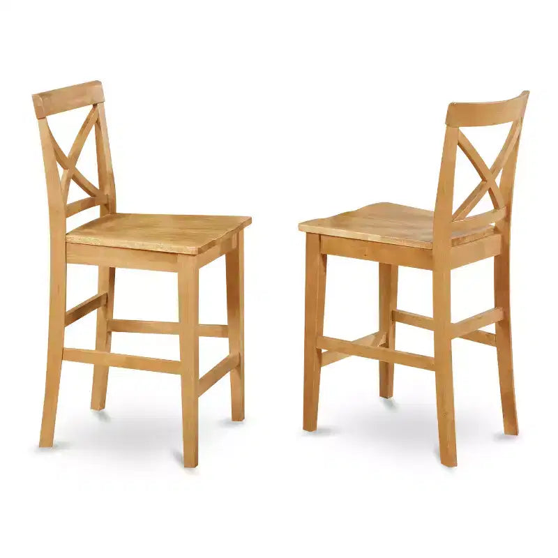 Ensemble de salle à manger hauteur comptoir - Table de bar et tabourets de bar - Meubles de salle à manger modernes en bois