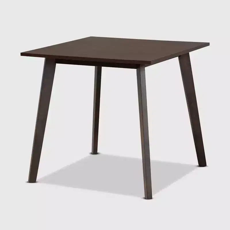 Ensemble de salle à manger 5 pièces en bois et tissu Britte - Baxton Studio