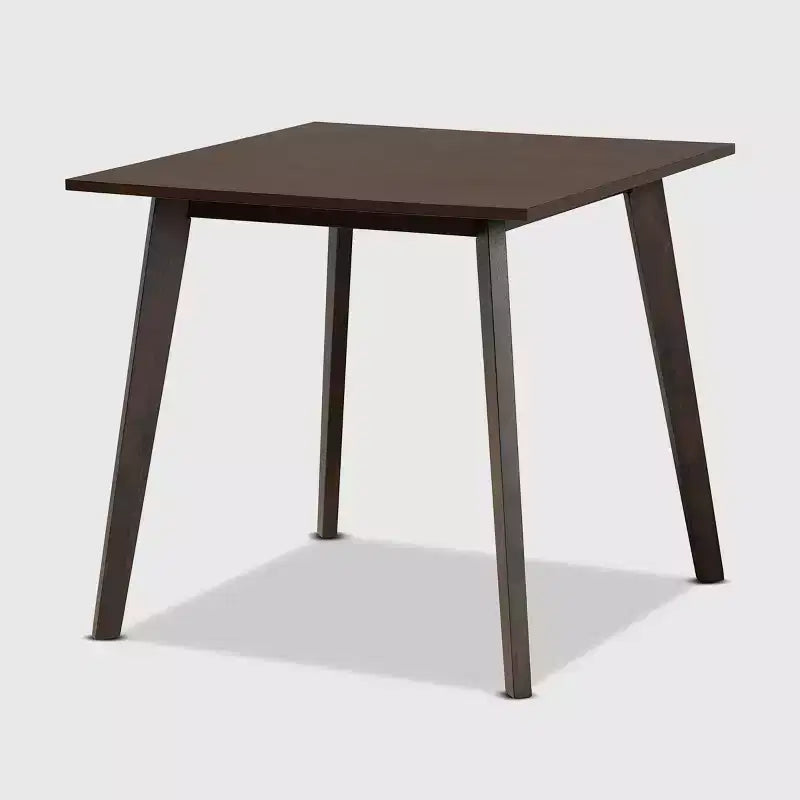 Ensemble de salle à manger 5 pièces en bois et tissu Britte - Baxton Studio