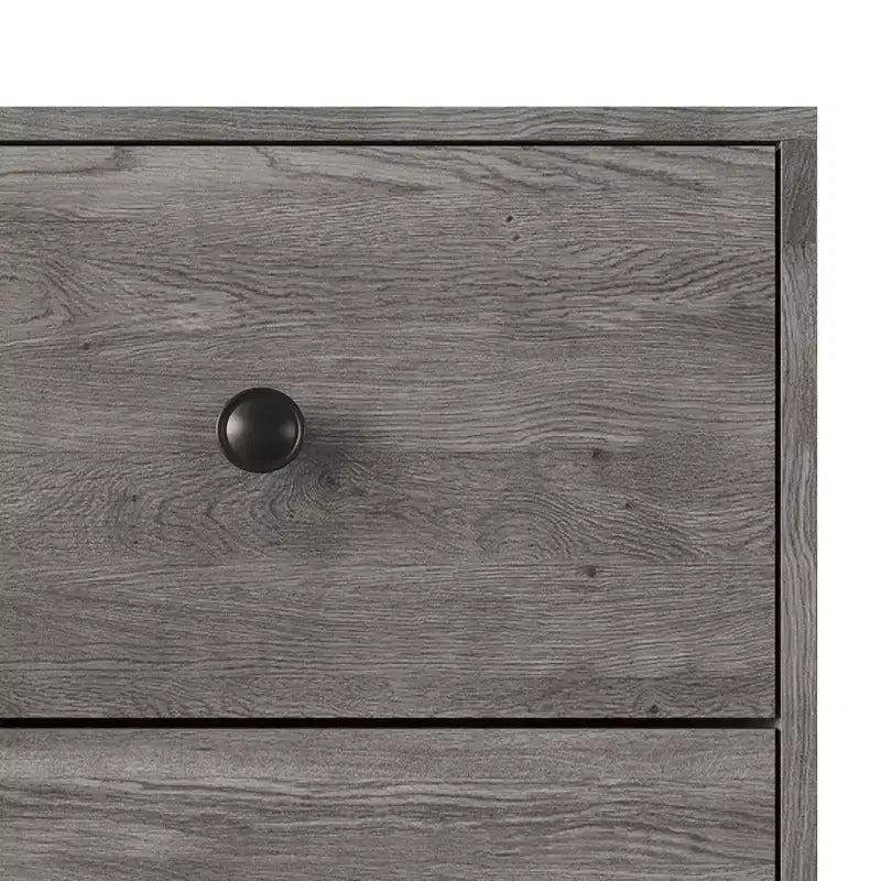 Lit panneau Sara Home Design avec 2 tables de chevet gris