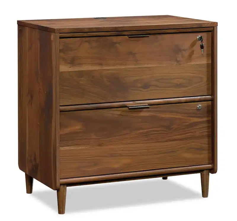 Clifford Place 29.53 Commercial Grade 2-Drawer Filing Cabinet - Gr& Walnut