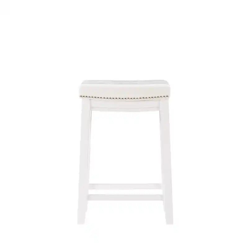 Tabouret de comptoir sans dossier en tissu