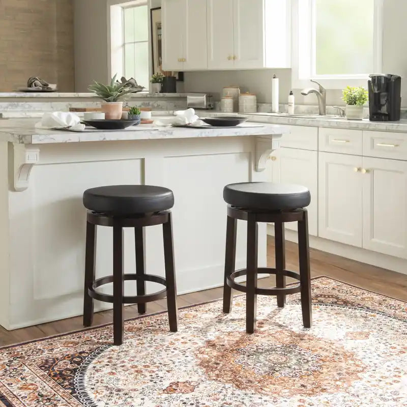 Tabouret de bar en similicuir