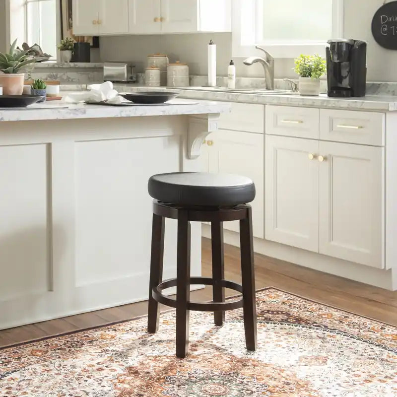 Tabouret de bar en similicuir