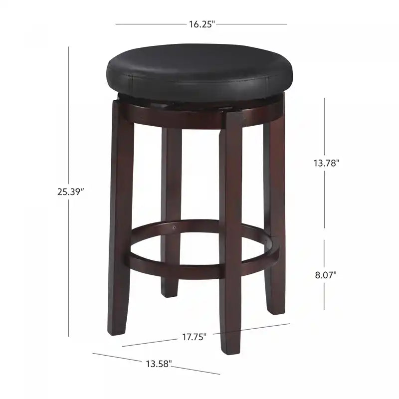 Tabouret de bar en similicuir