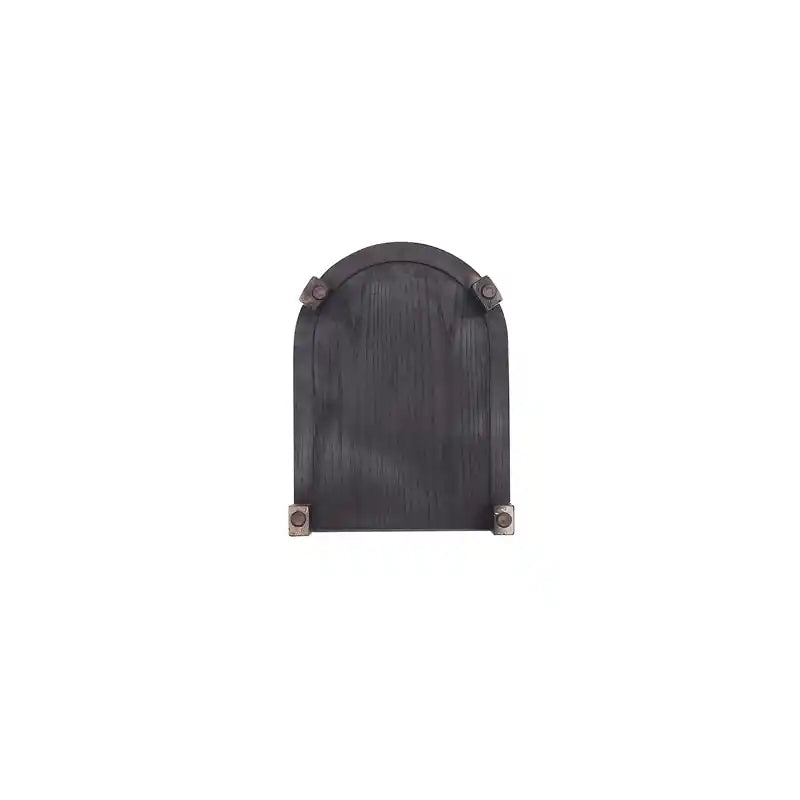Table d'appoint - Noir et cannage naturel