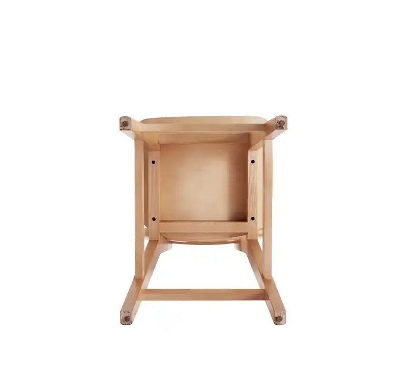 Tabouret de bar hauteur comptoir – Noir et cannage naturel