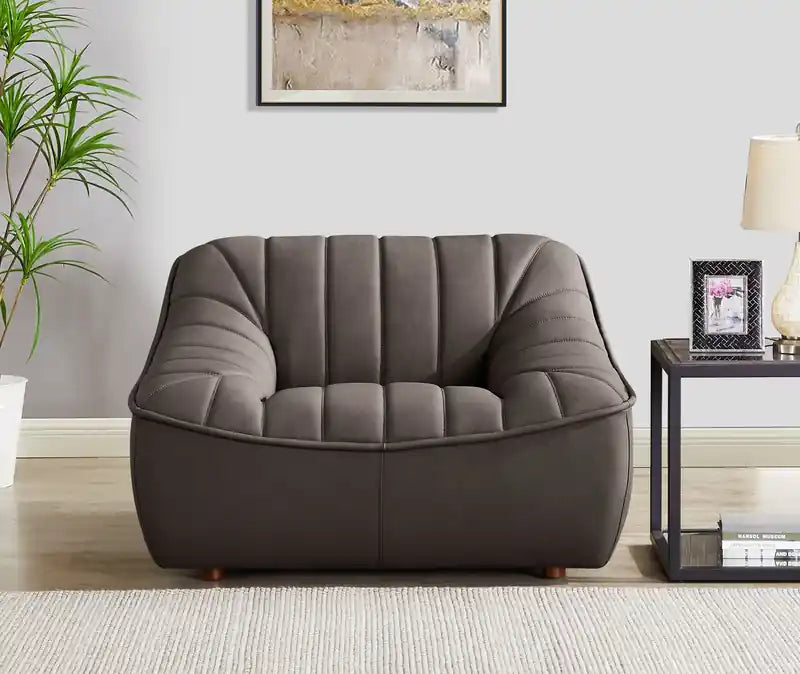 Fauteuil en cuir