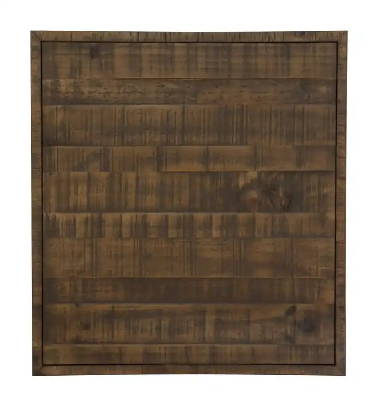 Table de chevet rustique en pin avec rangement de 56 cm