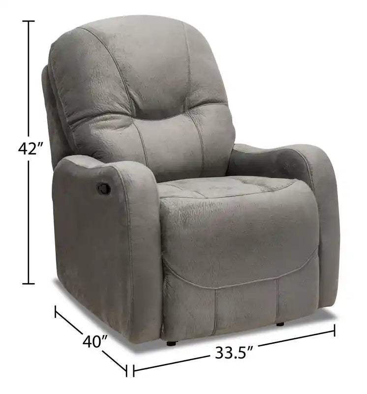 33.5 Fauteuil inclinable en tissu