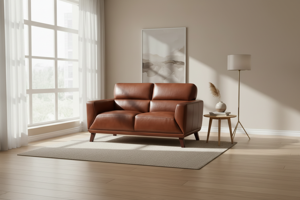 Hero Banner - Brown Leather Sofa