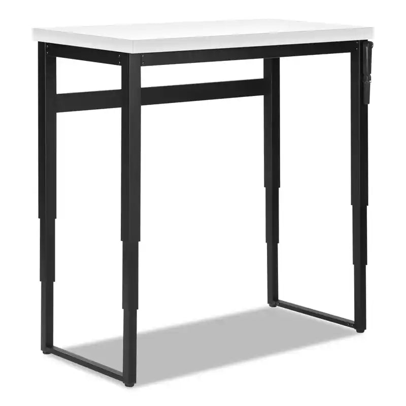 47.25 Bureau réglable en hauteur - Blanc/Noir