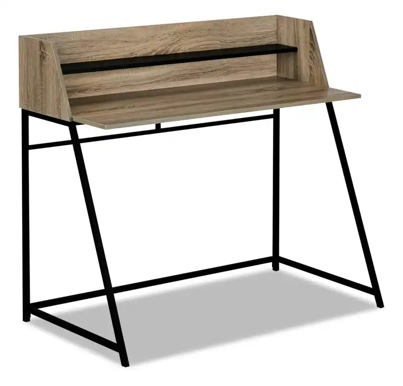 Lawson 47.25 Office Desk with Small Hutch