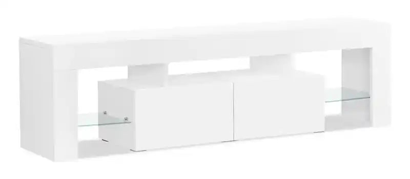 Maggie 63 Modern TV Stand with Storage and Cable Management for TVs up to 70- White
