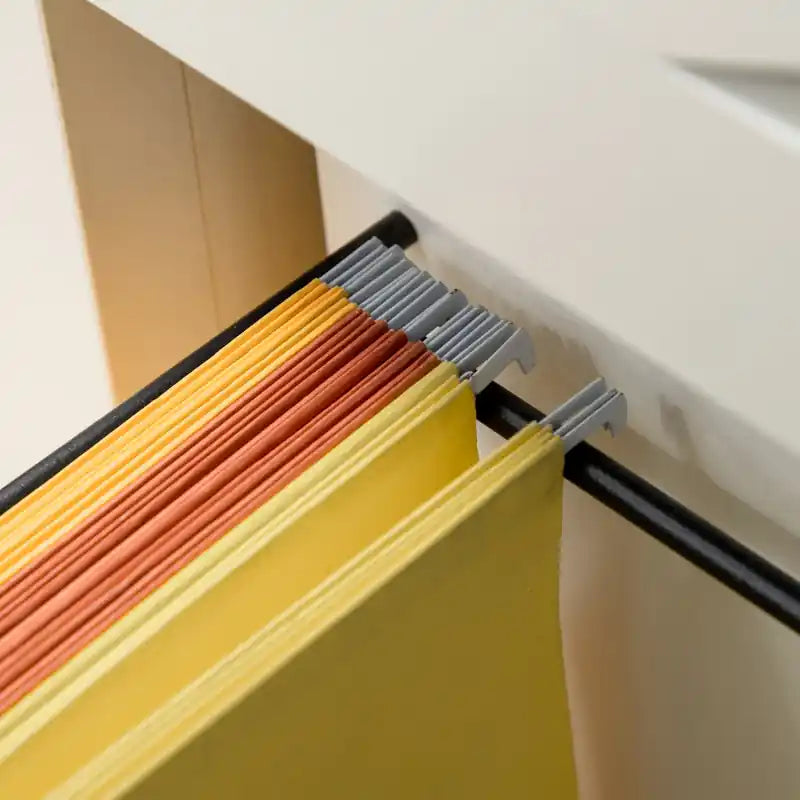 Classeur vertical avec barres de suspension pour format A4