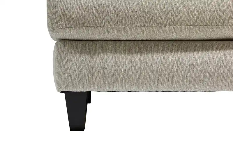 36 Chaise en tissu avec pieds en bois - Gris anthracite