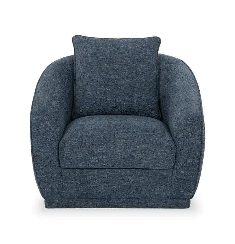 Fauteuil pivotant en tissu 34,5 po
