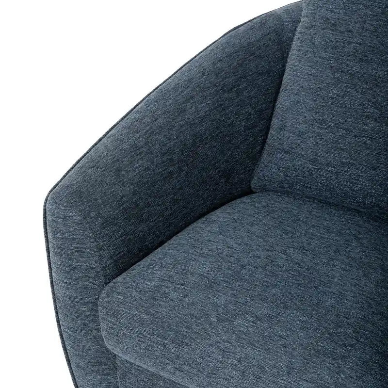 Fauteuil pivotant en tissu 34,5 po