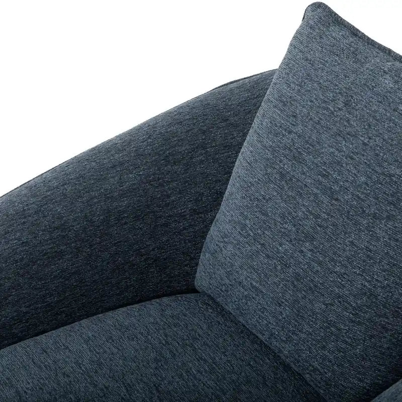 Fauteuil pivotant en tissu 34,5 po