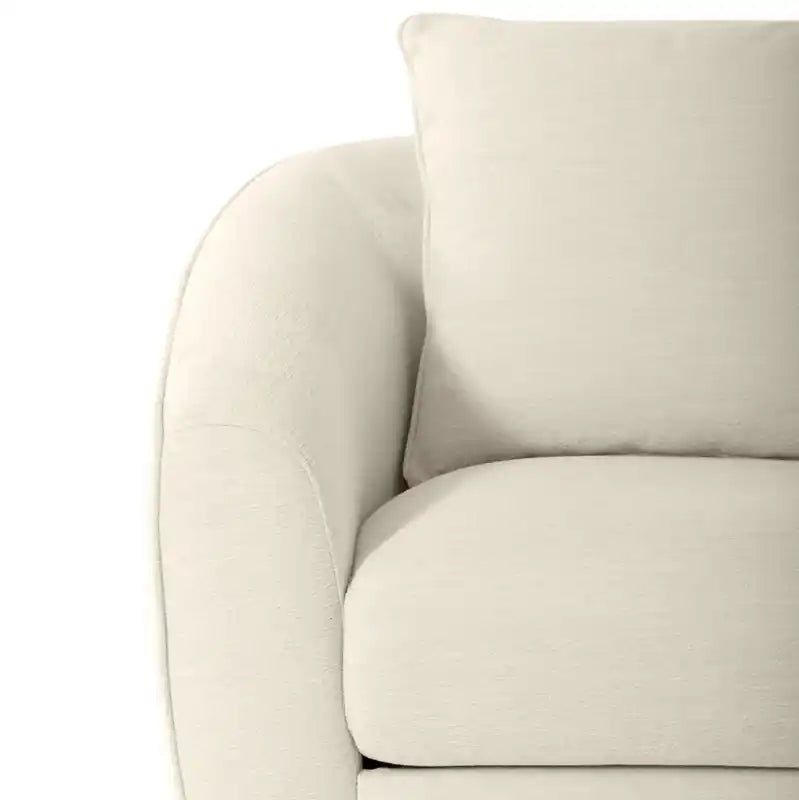 Fauteuil pivotant en tissu 34,5 po